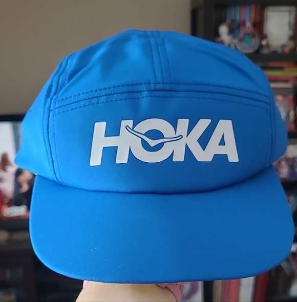 Hoka Vibrant Blue Running Cap - Picture 4 of 4
